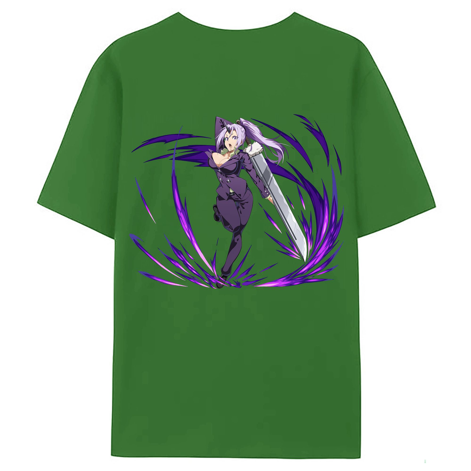 （画像用） 転スラ Regarding Reincarnated to Slime レディース半袖Tシャツ(バックプリント)